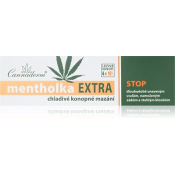 Cannaderm Mentholka EXTRA cannabis joint and muscles treatment gel revigorant cu mentol si canepa pentru alinarea durerilor și a înțepenirii articulațiilor