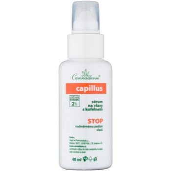 Cannaderm Capillus Caffeine hair serum ser de păr impotriva caderii parului accesorii imagine noua