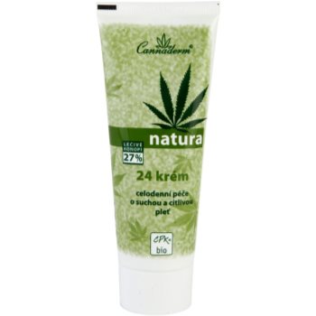 Cannaderm Natura Cream for dry and sensitive skin crema pentru piele uscata spre sensibila accesorii imagine noua