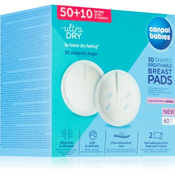 Canpol babies Breast Pads Standard 50+10 Ks inserții de unică folosință pentru sutien