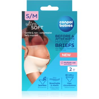 Canpol babies Maternity Briefs післяпологові труси та труси для вагітних 2 в 1 розмір S/M 2 кс