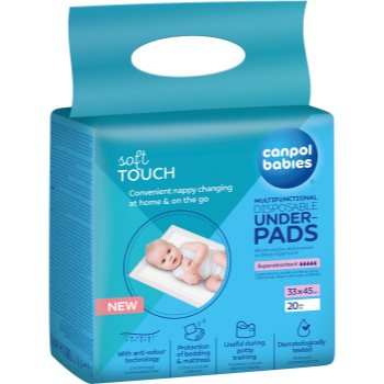 Canpol babies Disposable Underpads suport pentru schimbat scutecele de unică folosință