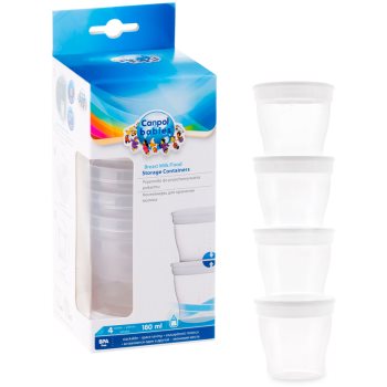 Canpol babies storage containers caserole pentru păstrarea alimentelor cu capac