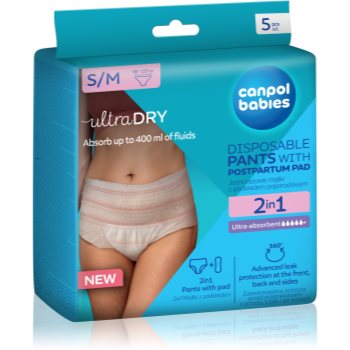 Canpol babies Pants With Postpartum Pad chiloți postnatali de unică folosință