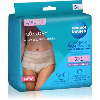 Canpol babies Pants With Postpartum Pad chiloți postnatali de unică folosință