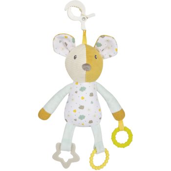 Canpol babies mouse animăluț moale, de jucărie cu clips