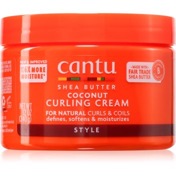 CANTU Shea Butter Curling Cream crema de par pentru fixare și formă