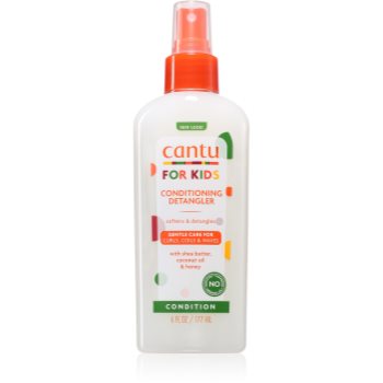 CANTU For Kids Care Detangler spray pentru par usor de pieptanat pentru par ondulat si cret