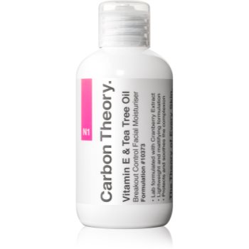 Carbon theory vitamin e & tea tree oil crema hidratanta usoara pentru ten acneic