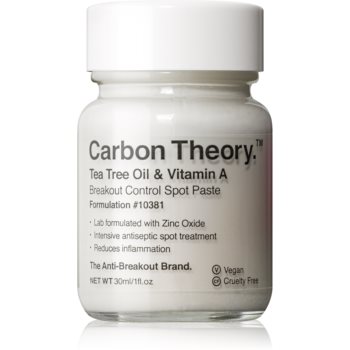 Carbon Theory Tea Tree Oil & Vitamin A tratament topic pentru acnee Carbon Theory