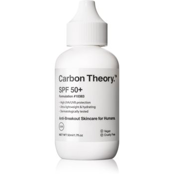 Carbon Theory SPF 50+ loțiune protectoare hidratantă SPF 50+