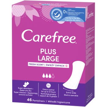 Carefree Plus Large Fresh Scent absorbante