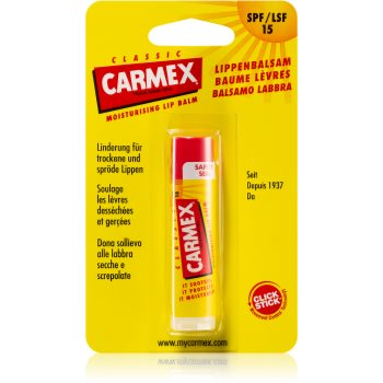 Carmex Classic balsam pentru buze cu efect hidratant SPF 15 Carmex