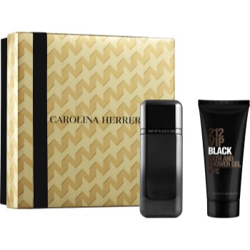 CAROLINA HERRERA 212 VIP Black Elixir set cadou pentru bărbați