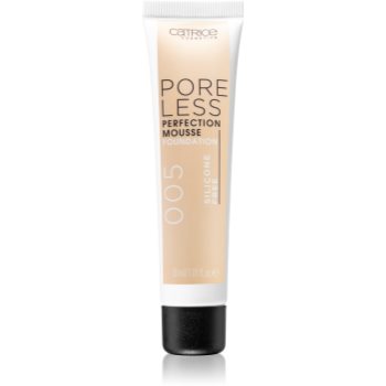 Catrice Poreless Perfection Mousse fond de ten sub forma de spuma fara silicon