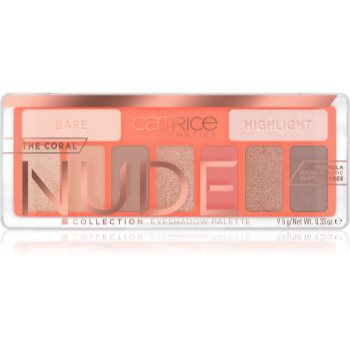 Catrice coral nude paletă cu farduri de ochi