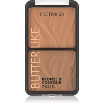 Catrice Butter Like Bronze & Contour Patela pentru conturul fetei cu efect autobronzant