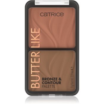 Catrice Butter Like Bronze & Contour Patela pentru conturul fetei cu efect autobronzant