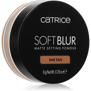 Catrice Soft Blur Matte pudră liberă pentru fixare