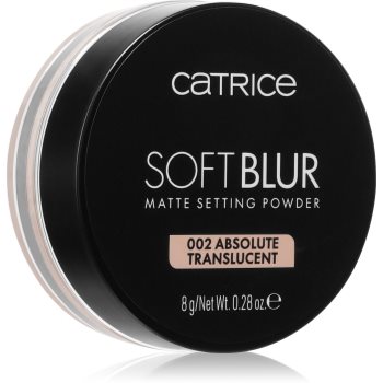 Catrice Soft Blur Matte pudră liberă pentru fixare