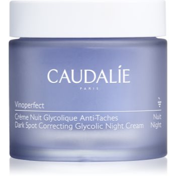 Caudalie Vinoperfect Dark Spot Correcting Glycolic Night Cream crema de noapte impotriva petelor