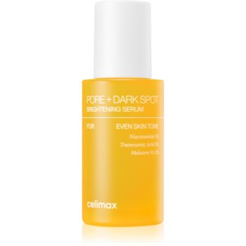 celimax Pore+Dark Spot Brightening Serum ser regenerant si iluminator pentru minimizarea porilor