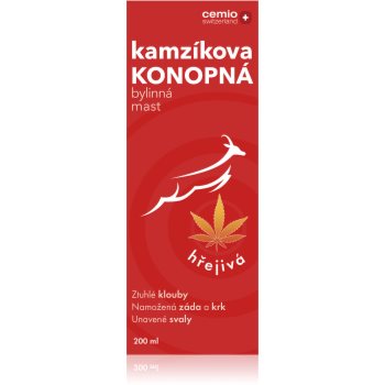 Cemio Kamzík’s Hemp Ointment Warming трав’яна мазь з ефектом зігірвання 200 мл
