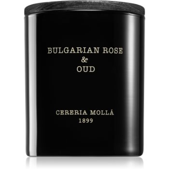 Cereria Mollá Boutique Bulgarian Rose & Oud lumânare parfumată
