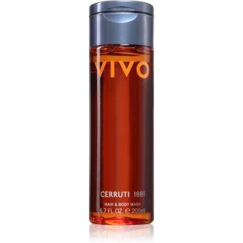 Cerruti 1881 Vivo gel de dus pentru corp si par