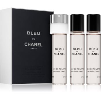 Chanel Bleu de Chanel eau de toilette pentru barbati 3 x 20 ml rezerva