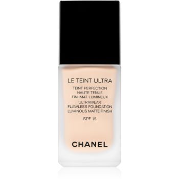 Chanel Le Teint Ultra machiaj matifiant de lungă durată SPF 15