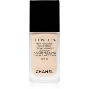 Chanel Le Teint Ultra machiaj matifiant de lungă durată SPF 15