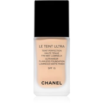 Chanel Le Teint Ultra machiaj matifiant de lungă durată SPF 15 Chanel imagine noua