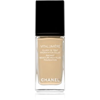 Chanel Vitalumière Radiant Moisture Rich Fluid Foundation makeup radiant cu hidratare