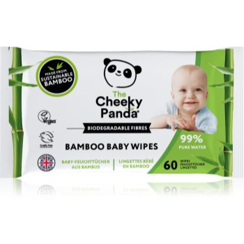 Cheeky Panda Bamboo Baby Wipes șervețele umede pentru copii din bambus