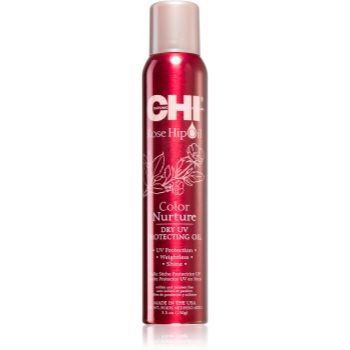 CHI Rose Hip Oil UV Protecting Dry Oil Ulei protector de păr pentru protecție solară pentru păr vopsit accesorii imagine noua