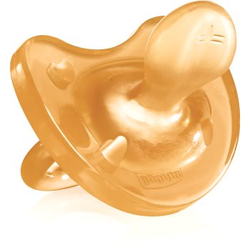 Chicco physio soft orange suzetă 2 pc 0-6 m