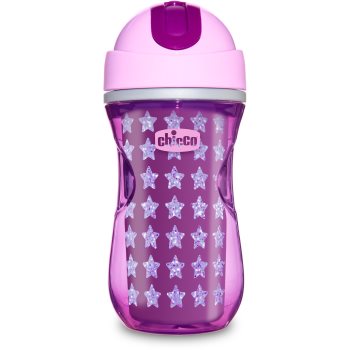 Chicco Sport Pink cană termoizolantă cu pai cană imagine noua