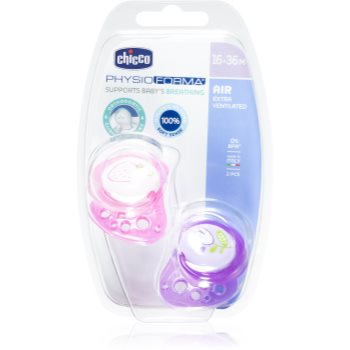 Chicco physio air silicone girl suzetă