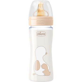 Chicco original touch glass neutral biberon pentru sugari