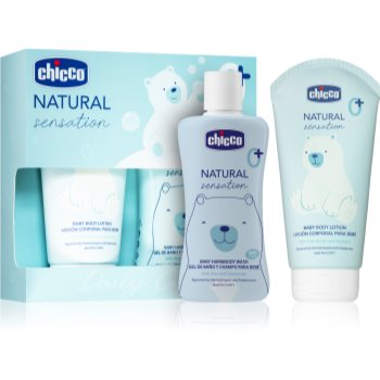 Chicco Natural Sensation Daily Care set cadou 0+ (pentru nou-nascuti si copii) cadou imagine noua