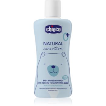 Chicco Natural Sensation Baby gel de duș și șampon pentru nou-nascuti si copii