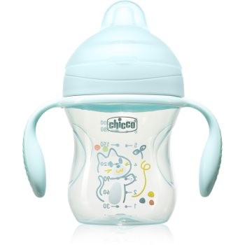 Chicco Transition Cup 4m+ cană pentru antrenament cu mânere