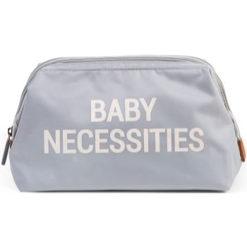 Childhome Baby Necessities Grey Off White geantă pentru cosmetice Baby imagine noua