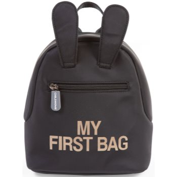 Childhome My First Bag Black rucsac pentru copii BAG