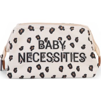 Childhome Baby Necessities Canvas Leopard geantă pentru cosmetice Baby imagine noua