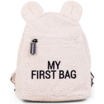Childhome My First Bag Teddy Off White rucsac pentru copii Bag imagine noua