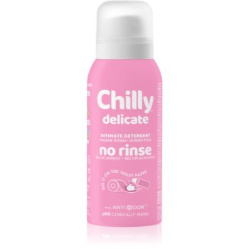 Chilly Delicate No Rinse demachiant spumant delicat pentru igiena intima