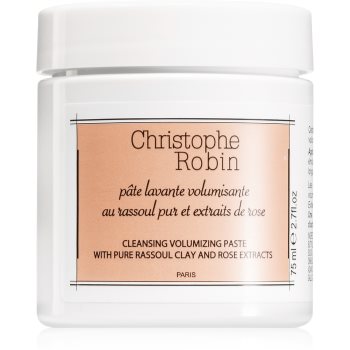Christophe Robin Cleansing Volumizing Paste with Rose Extract șampon exfoliant pentru volum mărit