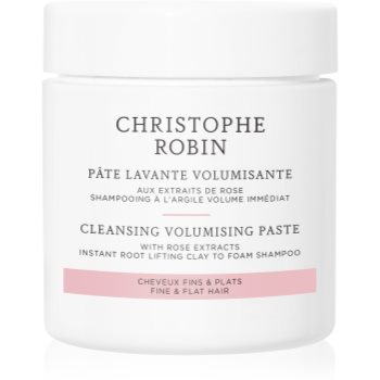 Christophe Robin Cleansing Volumizing Paste with Rose Extract șampon exfoliant pentru păr cu volum Christophe Robin